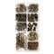 John Bead 9-Slot Antique Brass Jewelry Findings Kit Assortment, 461pcs